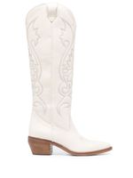 P.A.R.O.S.H. bottes Western en cuir 60 mm - Tons neutres - thumbnail