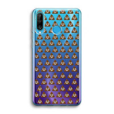 Poop emoji: Huawei P30 Lite Transparant Hoesje