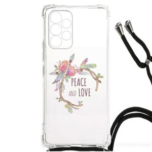 Samsung Galaxy A53 Stevig Bumper Hoesje Boho Text