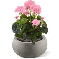 Geranium kunstplant 40cm - roze