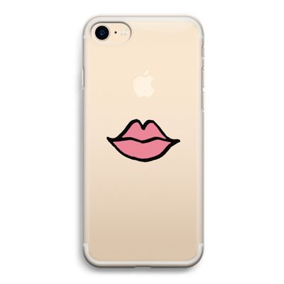 Kusje: iPhone 7 Transparant Hoesje