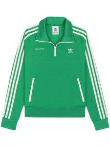 Sporty & Rich x Adidas sweat à col zippé - JOLLY GREEN