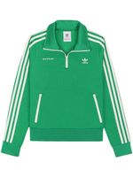 Sporty & Rich x Adidas sweat à col zippé - JOLLY GREEN