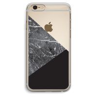 Combinatie marmer: iPhone 6 Plus / 6S Plus Transparant Hoesje