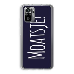 Moatsje!: Xiaomi Redmi Note 10S Transparant Hoesje