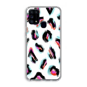 Cheetah color: Samsung Galaxy M31 Transparant Hoesje