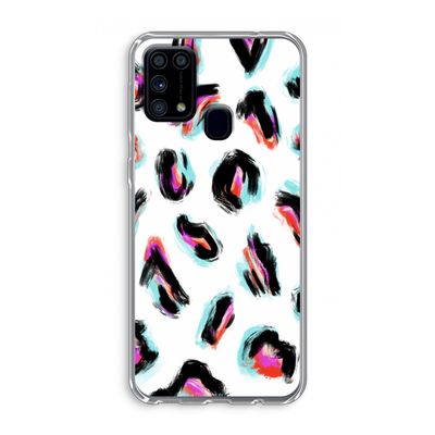 Cheetah color: Samsung Galaxy M31 Transparant Hoesje