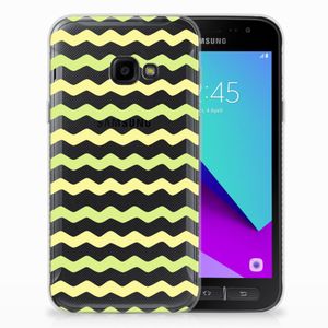 Samsung Galaxy Xcover 4 | Xcover 4s TPU bumper Waves Yellow