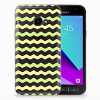 Samsung Galaxy Xcover 4 | Xcover 4s TPU bumper Waves Yellow - thumbnail