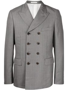 Comme des Garçons Homme Plus blazer croisé à carreaux - Gris