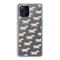 Ponys: Oppo Find X3 Transparant Hoesje