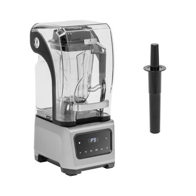 Keukenmixer met geluidsisolerende kap - 1680 W - 2,5 l - digitaal display - pulsfunctie - 24.500 tpm - Royal Catering