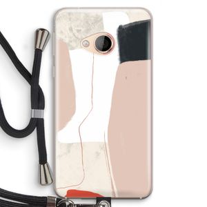 Lava: HTC U Play Transparant Hoesje met koord