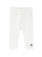 Moncler Enfant legging à patch logo - Blanc - thumbnail