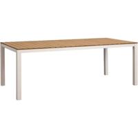 Leen Bakker - Tuintafel Toulon - Zand - 74x212x100 Cm - Aluminium/Kunststof - Beige