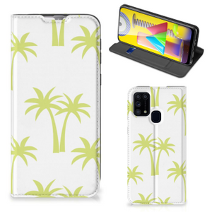 Samsung Galaxy M31 Smart Cover Palmtrees