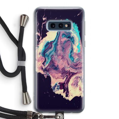 Cosmic Silence: Samsung Galaxy S10e Transparant Hoesje met koord