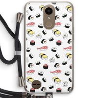 Sushi time: LG K10 (2017) Transparant Hoesje met koord