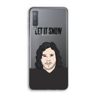 Let It Snow: Samsung Galaxy A7 (2018) Transparant Hoesje