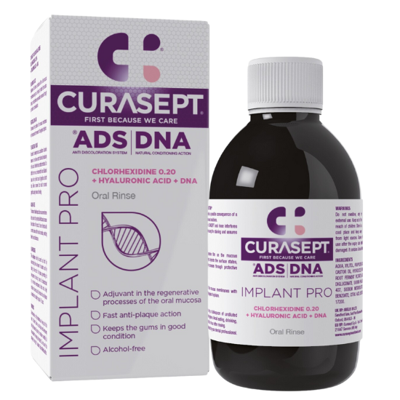 Curasept Curasept ADS DNA Implant Pro Mondspoelmiddel 0,20% Chloorhexidine - 200 ml Curasept Curasept ADS DNA Implant Pro Mondspoelmiddel 0,20% Chloorhexidine - 200 ml