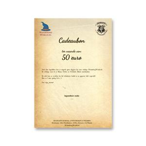 Harry Potter - Cadeaubon 50 euro (digitaal, pdf)