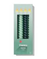 HEMA Kaarsen gedraaid groen 4 stuks (groen)