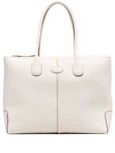 Tod's sac cabas à fermeture zippée - Blanc