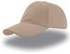 Atlantis AT614 Liberty Six Cap - Khaki - One Size - thumbnail