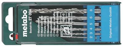 Metabo Accessoires Borencassette, metaalboren HSS G (6 dlg.) 627094000