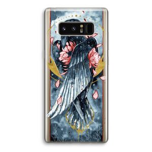 Golden Raven: Samsung Galaxy Note 8 Transparant Hoesje