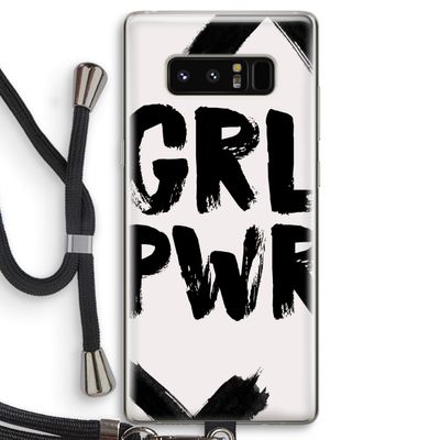 Girl Power #2: Samsung Galaxy Note 8 Transparant Hoesje met koord