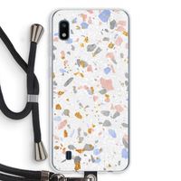 Terrazzo N°8: Samsung Galaxy A10 Transparant Hoesje met koord