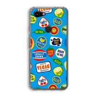 Fruitsticker: Google Pixel 3a Transparant Hoesje Fruitsticker: Google Pixel 3a Transparant Hoesje