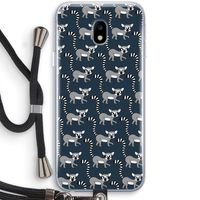 Makis: Samsung Galaxy J3 (2017) Transparant Hoesje met koord