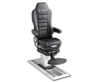 Cleemann Stoel Nautic Pro 675-935 Mm/zwart Stof 675-935 Mm/zwart Stof