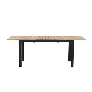 Fjôrd - Eettafel Zwart 152|210cm - Teakhout - Panama