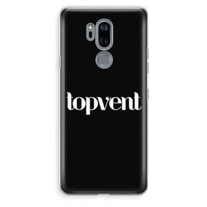 Topvent Zwart: LG G7 Thinq Transparant Hoesje