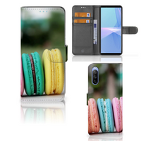 Sony Xperia 10 III Book Cover Macarons