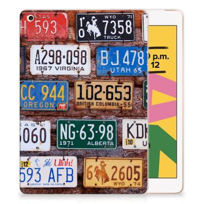 Apple iPad 10.2 | iPad 10.2 (2020) | 10.2 (2021) Tablet Backcover met foto Kentekenplaten