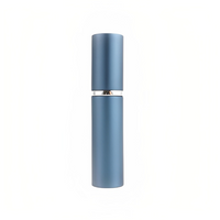 Luxe Mini Parfum Flesje - Navulbaar - 5 ml - Reisflesje - Parfumverstuiver - Mat Blauw - thumbnail