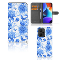 Hoesje voor Xiaomi Redmi Note 12 Pro Plus Flowers Blue