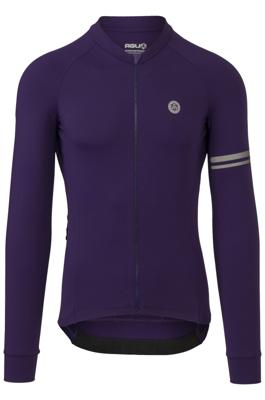 AGU Solid Fietsshirt Lange Mouwen Performance Heren - Paars - XXXL