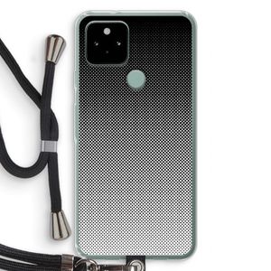 Musketon Halftone: Pixel 5 Transparant Hoesje met koord