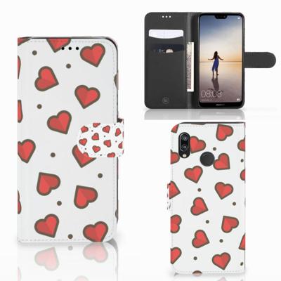 Huawei P20 Lite | Telefoon Hoesje | Hearts