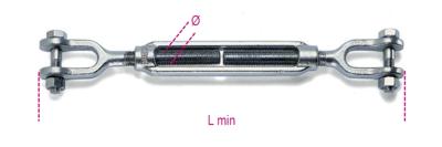 Beta 8009Z-K M8-Spanschroeven Met 2 Gaffels - 080099008