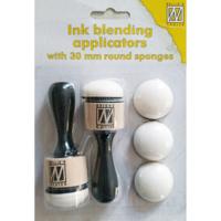 Nellie's Choice • ink blending applicators with 30mm round sponges