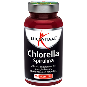 Chlorella Spirulina 1200/300 formule 200 tabletten - Lucovitaal