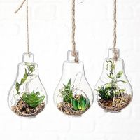 Led hanglamp met plant - thumbnail