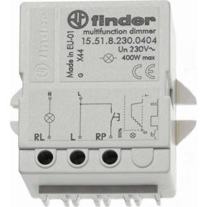 Finder 15.51.8.230.0404 Dimmer (inbouw) Grijs (transparant)