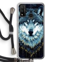 Darkness Wolf: Huawei P Smart (2020) Transparant Hoesje met koord